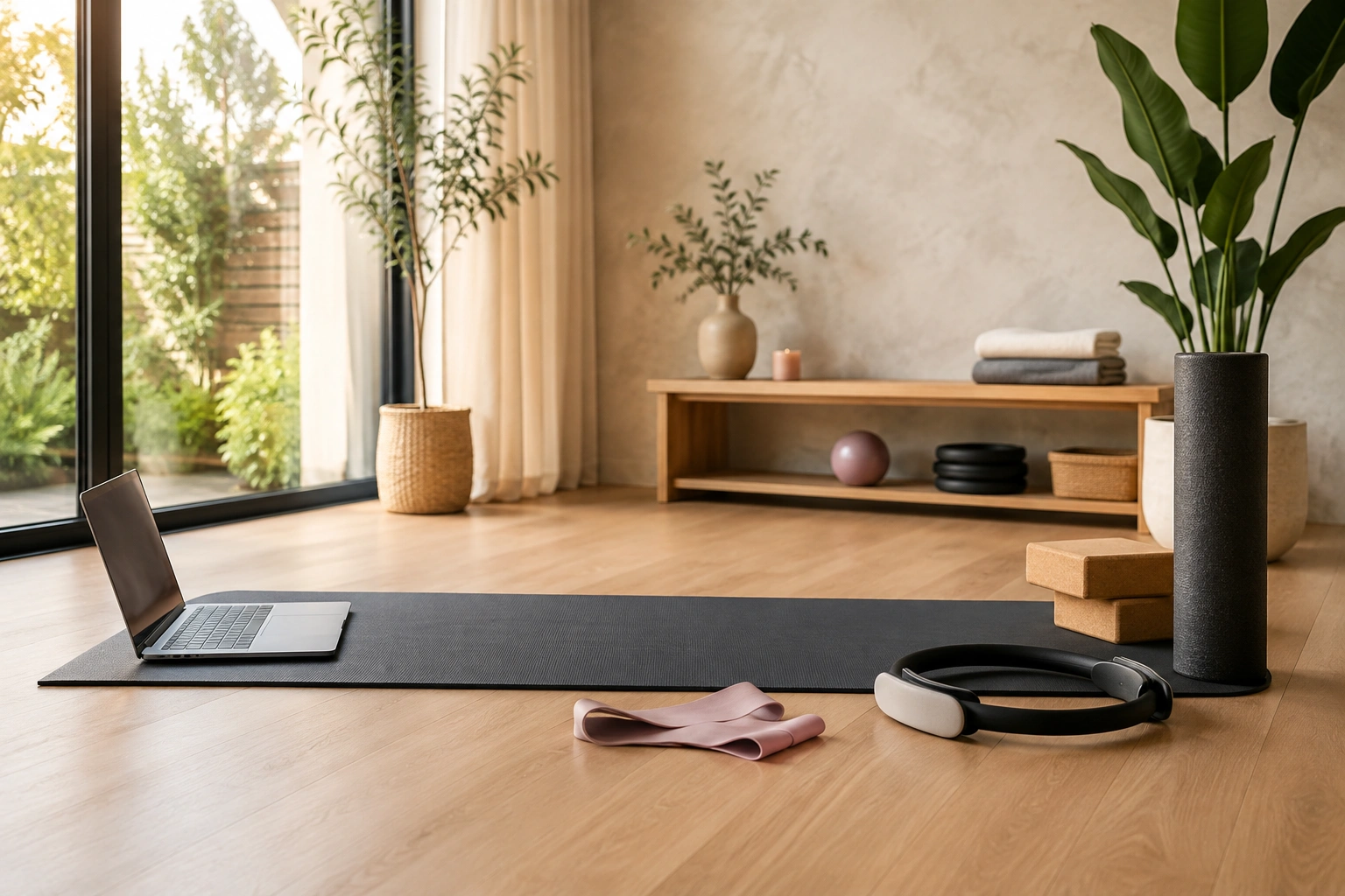 Pilates Live su Zoom per mobilità postura e controllo