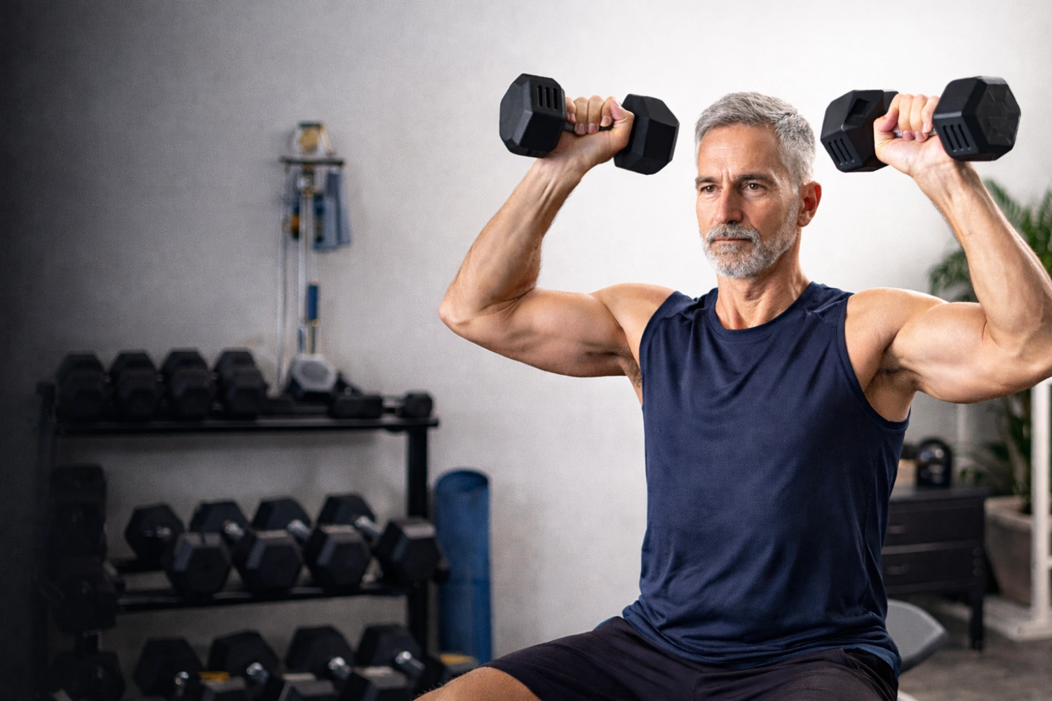 Allenamento Upper Body con Manubri Dopo i 40 Anni: Schema Efficace e Sicuro
