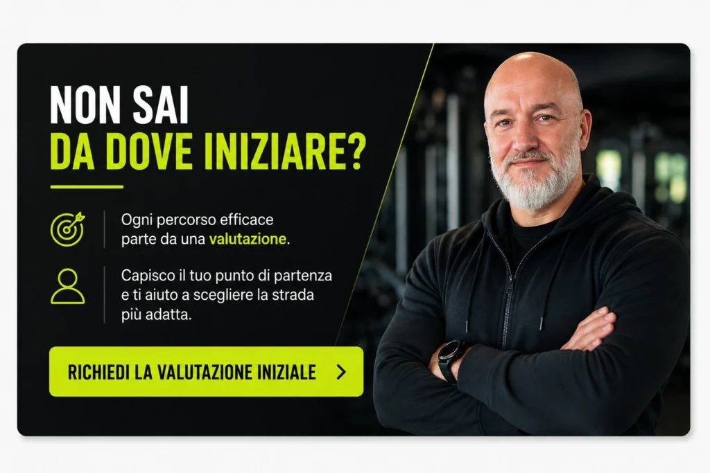 Richiedi una valutazione iniziale con Andrea Meini PT